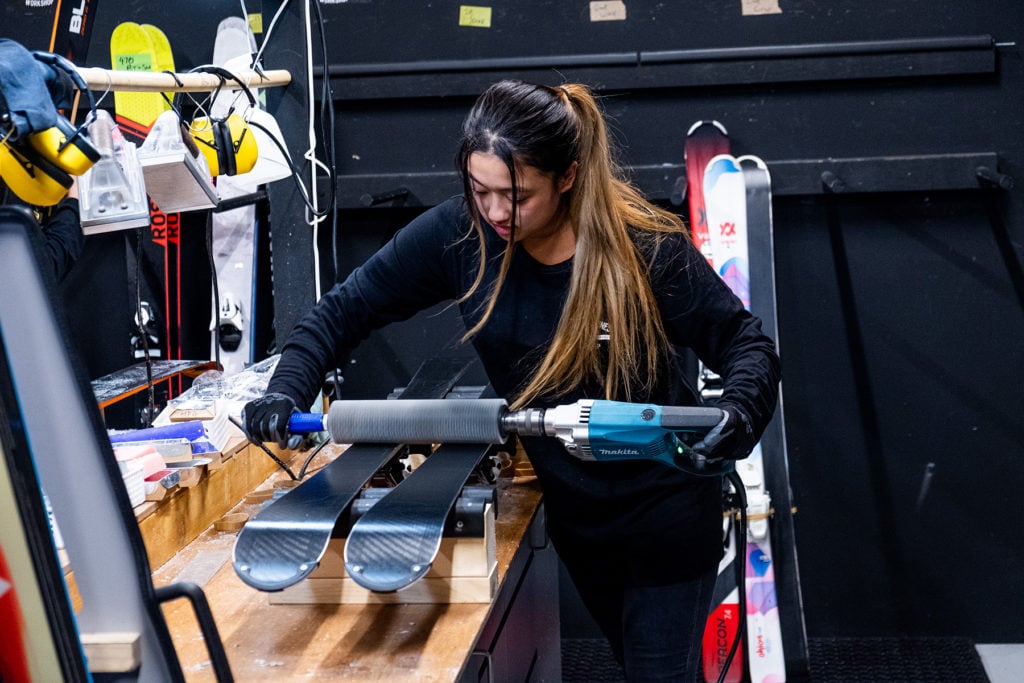 All our equipment is waxed perfectly for skiing in Japan.